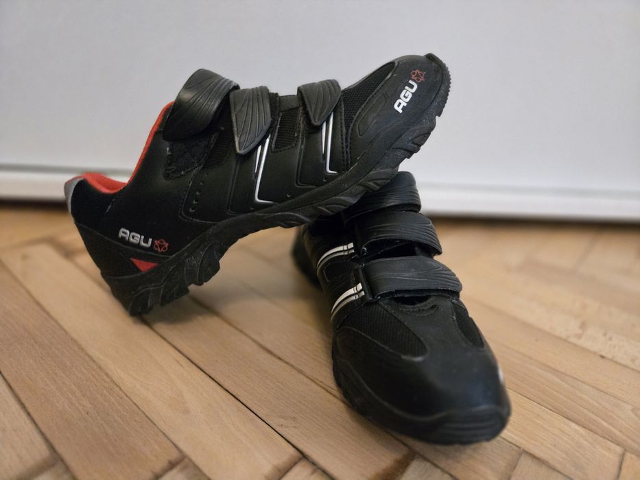 Pedały zatrzaskowe platformy Shimano pd m424, plus buty rowerowe AGU