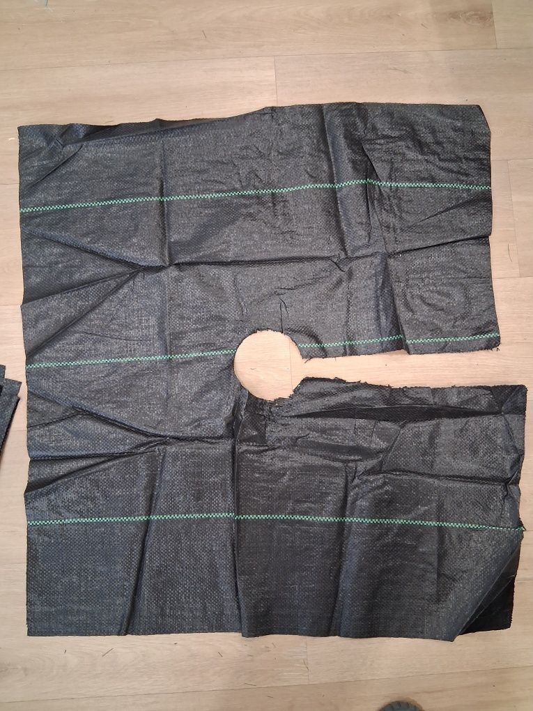 Tela anti ervas em varias cores. Preta, branca, verde e castanha.