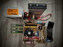 Komplet części komputerowych – retro / zestaw PC