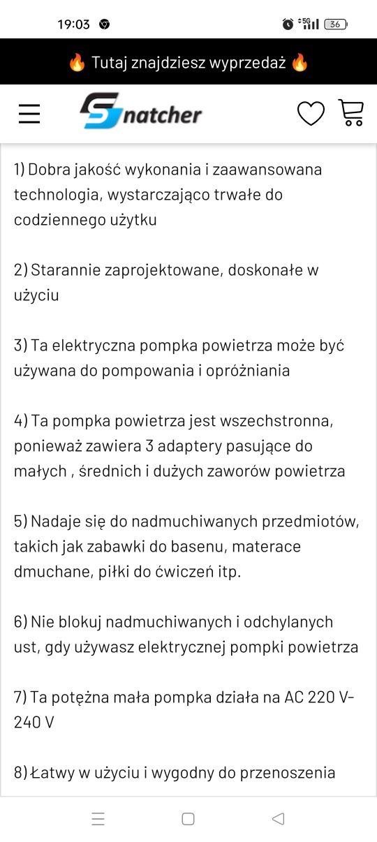 Pompka elektryczna