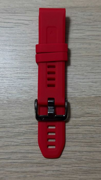 Pasek QuickFit 20 mm do zegarka Garmin – czerwony, silikonowy