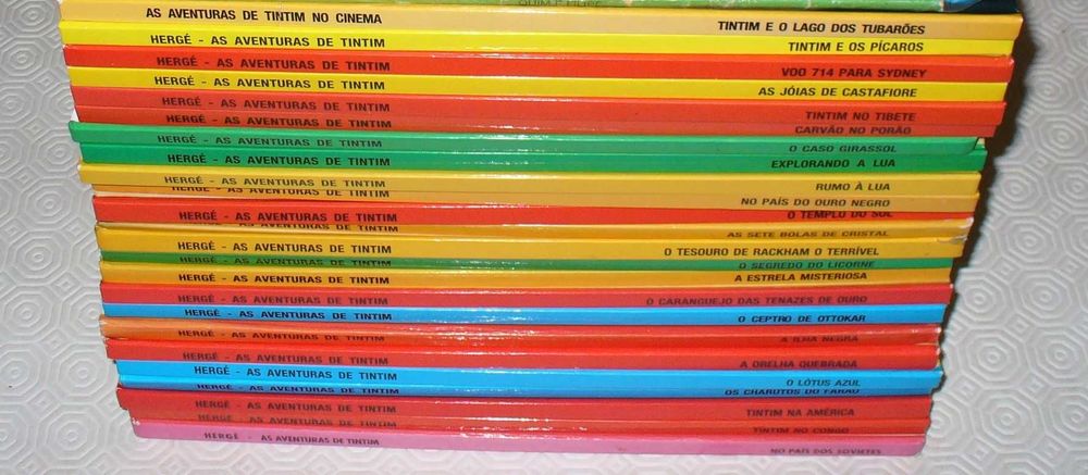 Tintin - Hergé - coleção completa 25 albuns capa dura