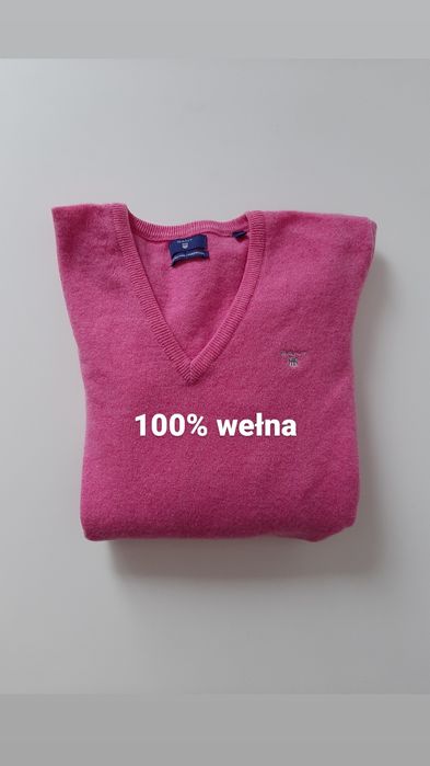 Sweter wełniany gant L