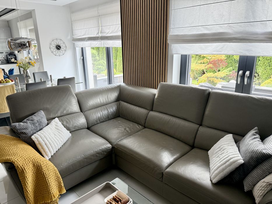 Naroznik  ze skory naturalnej z funkcja spania kler