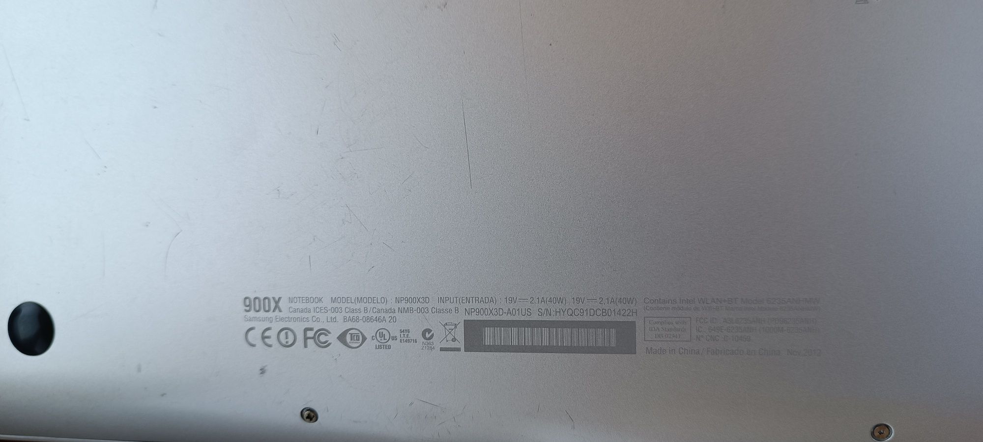 Ноутбук Samsung, б/в, працюючий
