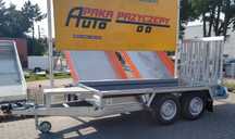 Przyczepa pod minikoparkę pod koparkę Brenderup MT3651 3,5t