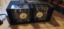 Subwoofer Hifonics 2x500W + wzmacniacz Mać 1500W, kable