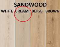Gres drewnopodobny / 2 m² - 18 szt. / Sanwood Cream 18,5 x 59