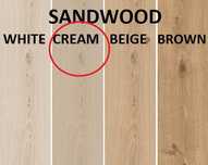 Gres drewnopodobny / 2 m² - 18 szt. / Sanwood Cream 18,5 x 59