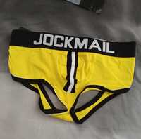 Jockstrap JOCKMAIL bokserki z odsłoniętym tyłkiem L