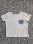 t-shirt koszulka bluzeczka z krótkim rękawem biała H&M 62