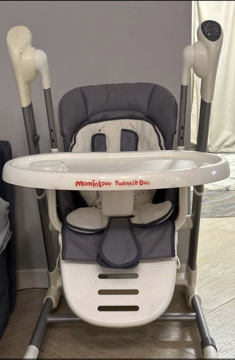 Стільчик для годування + гойдалка MominLove TwinkleDuo