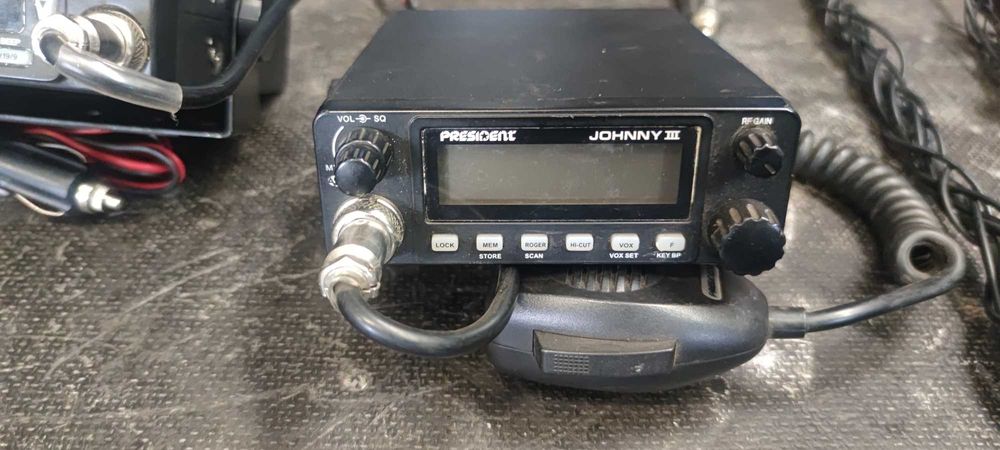 CB radio PRESIDENT Johnny III Johnson 2 i anteny Virginia