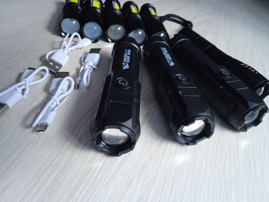 Фонарик ліхтарик LED usb карманный