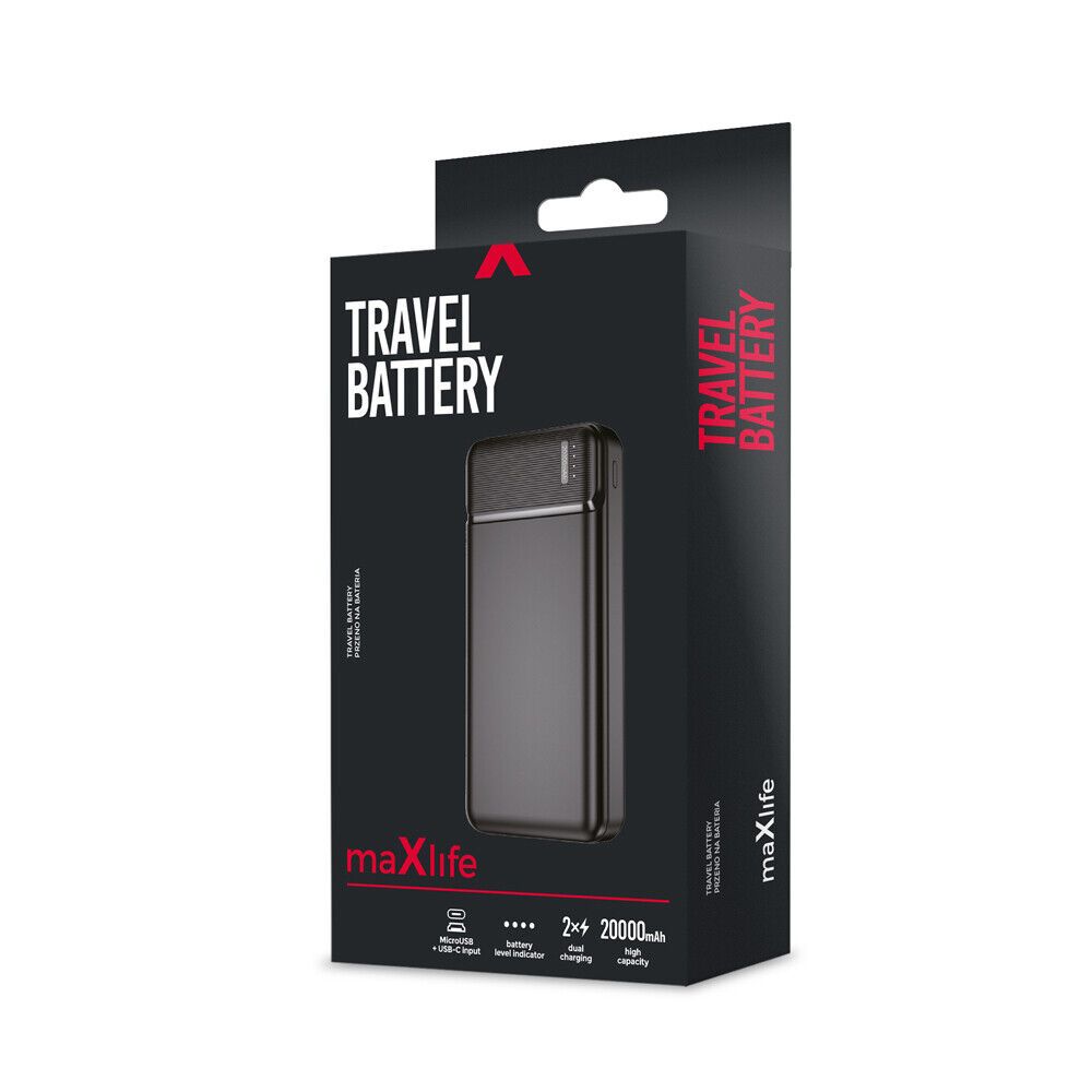 Павербанк 20000мАч powerbank 20000mAh Maxlife power bank