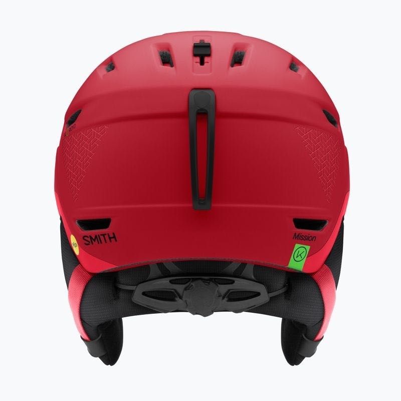 Kask narciarski Smith Mission MIPS matte crimson geo s 51-55 cm