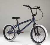 Rower BMX Btwin Wipe 500 18 cali Czerwone Pegi x4 + Czerwony łańcuch