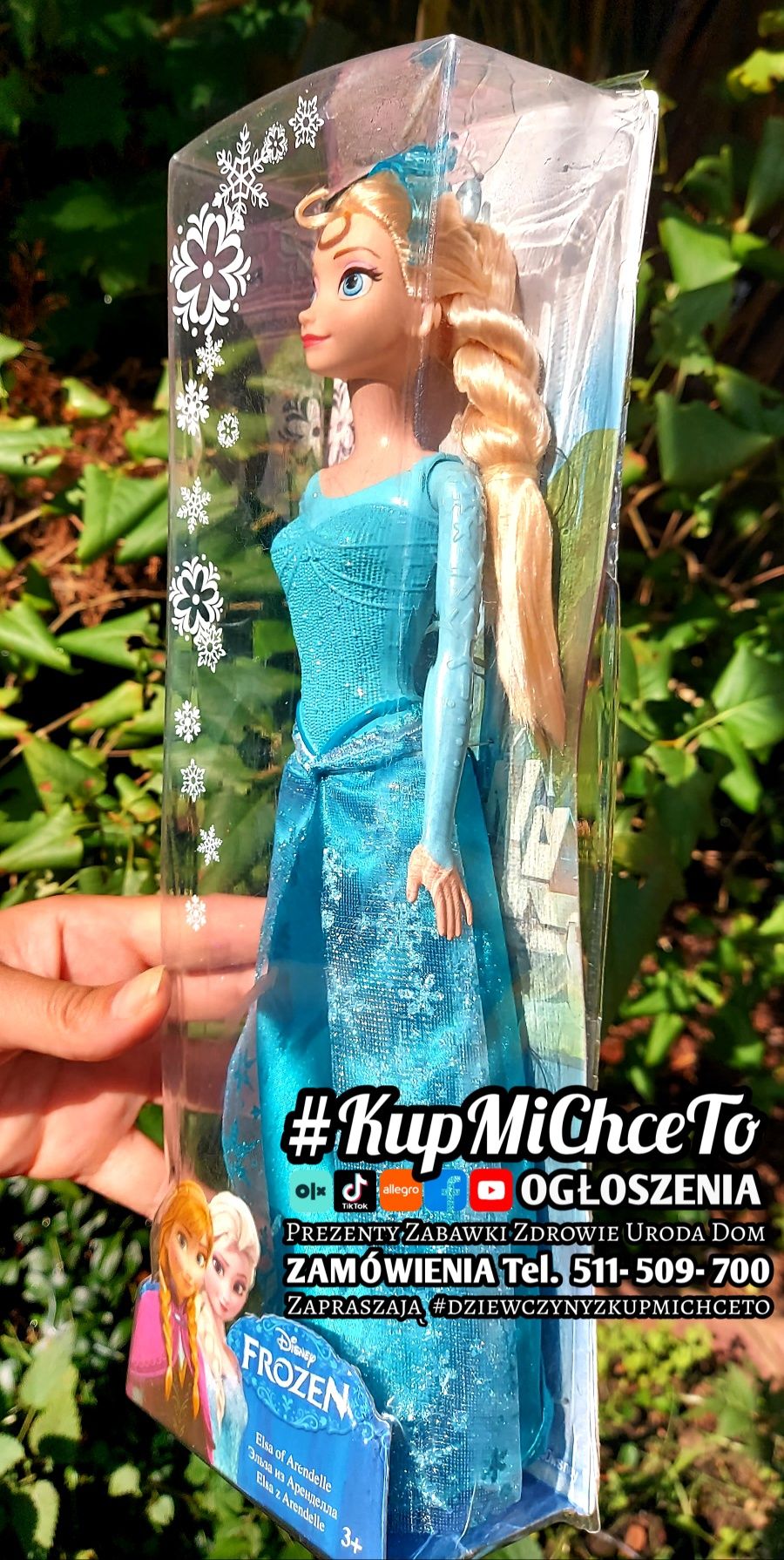 Lalka Elsa FROZEN Kraina Lodu Mattel typu Barbie #KupMiChceTo zabawki