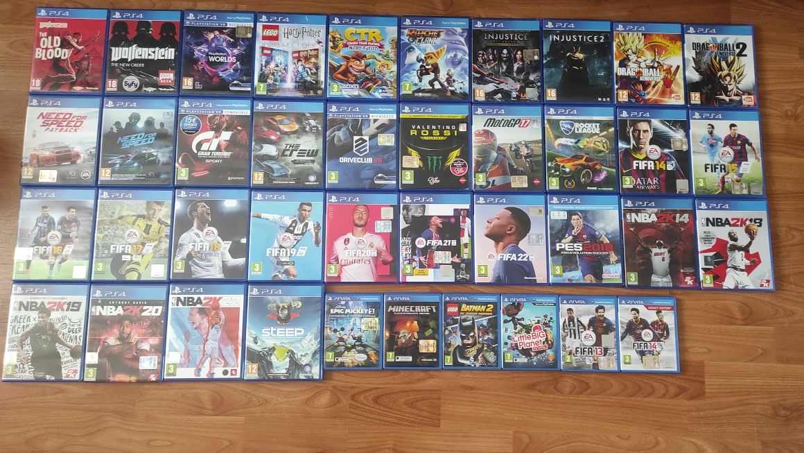 Jogos ps4, vita e Xbox One