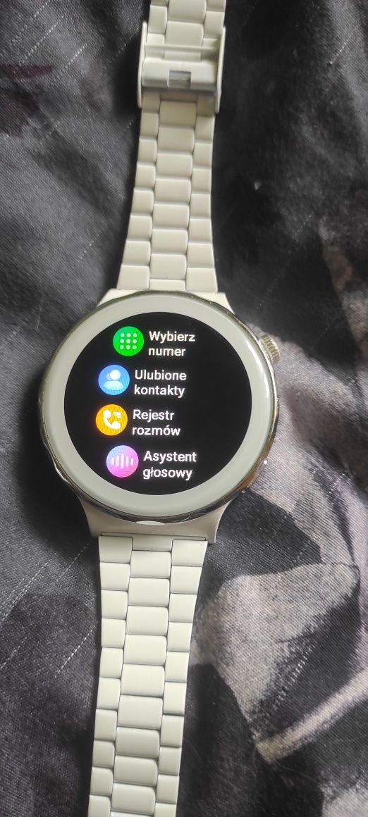 Smartwatch sportowy dotykowy z mikrofonem i głośnikiem