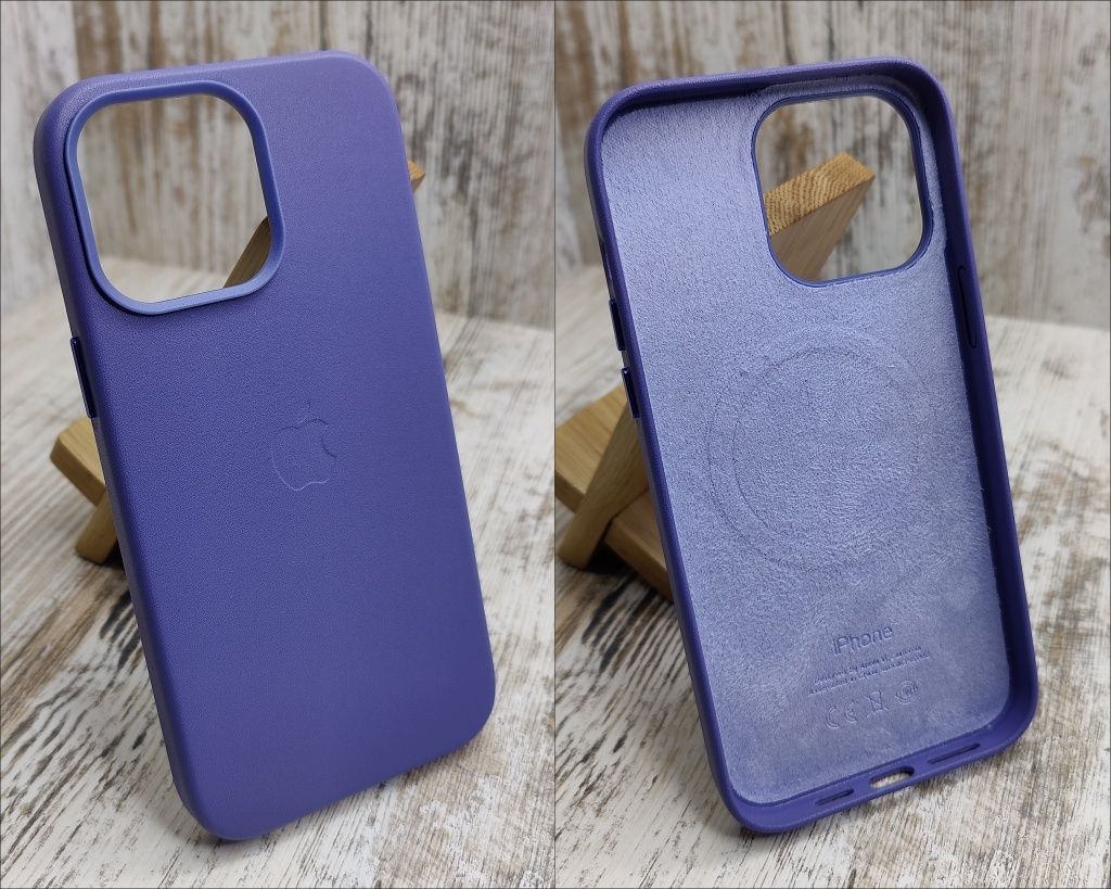 Чехол Leather Case MagSafe на iPhone 14 Pro Max/ 14 Pro