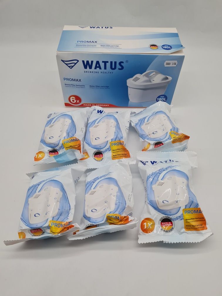 Watus Wkłady filtrujące do wody, do Brita Maxtra+ i Maxtra 6szt