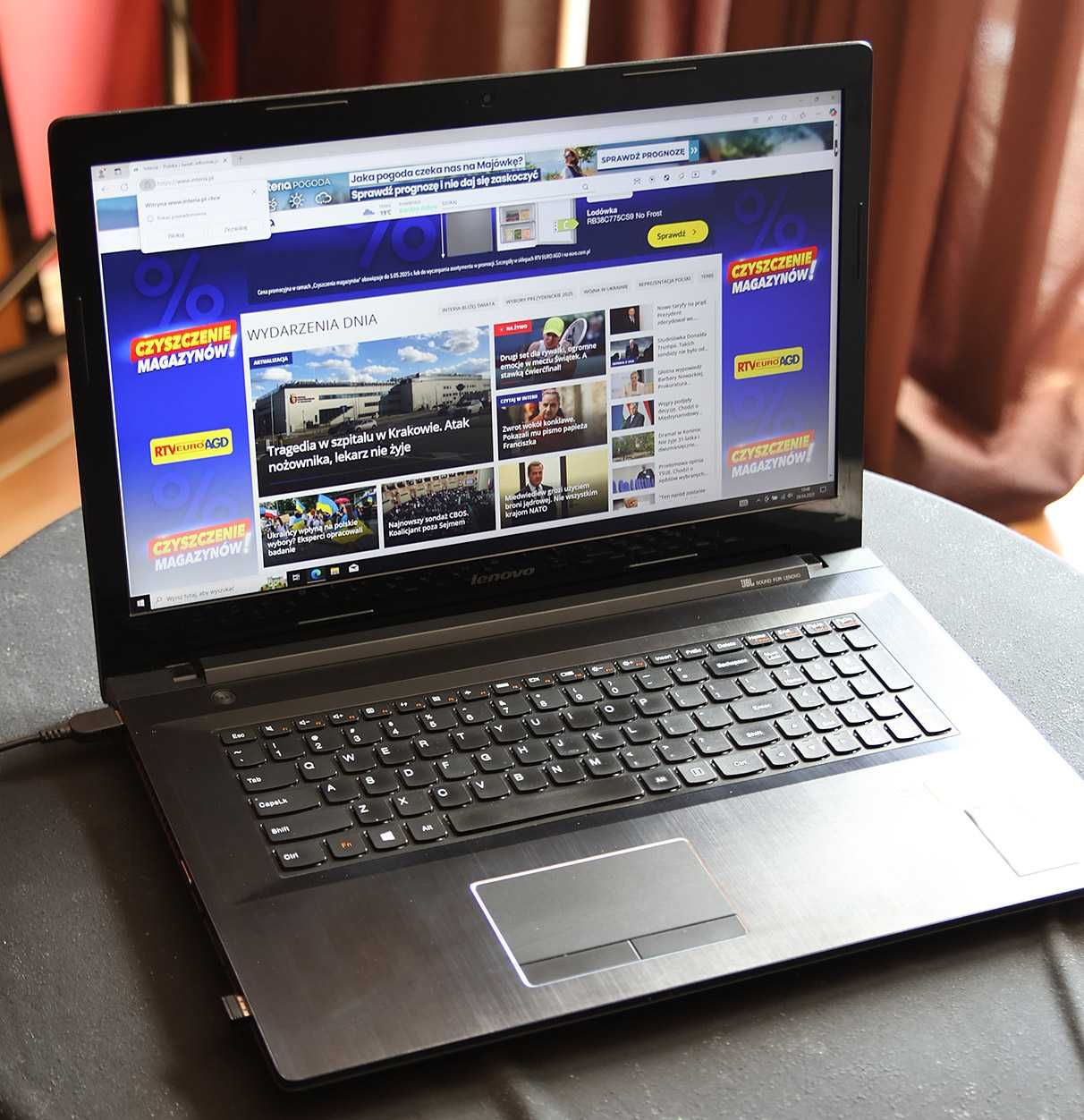 Laptop Lenovo Z70-80, 17,3 " Intel Core i5, 8 GB, 480 GB SSD