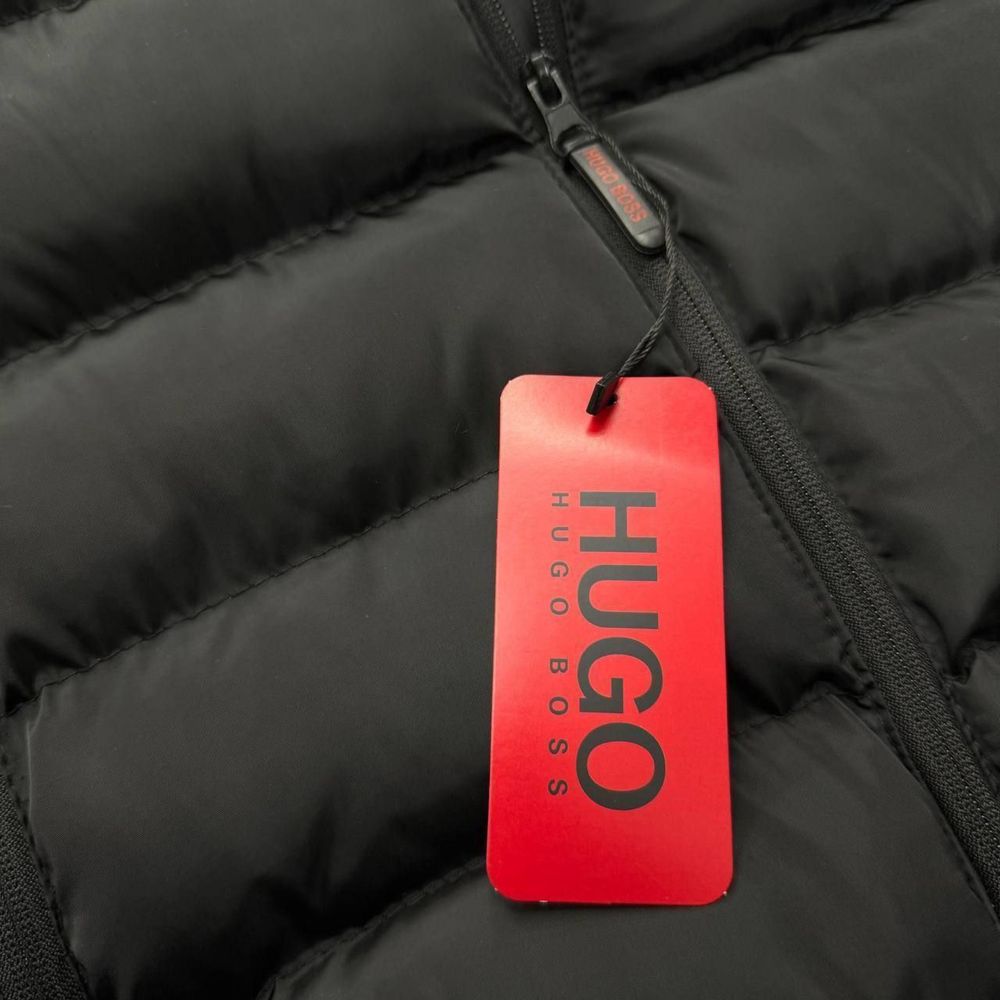 РАСПРОДАЖА -40%| Мужская жилетка Hugo Boss| S-L| черный| качество-LUX