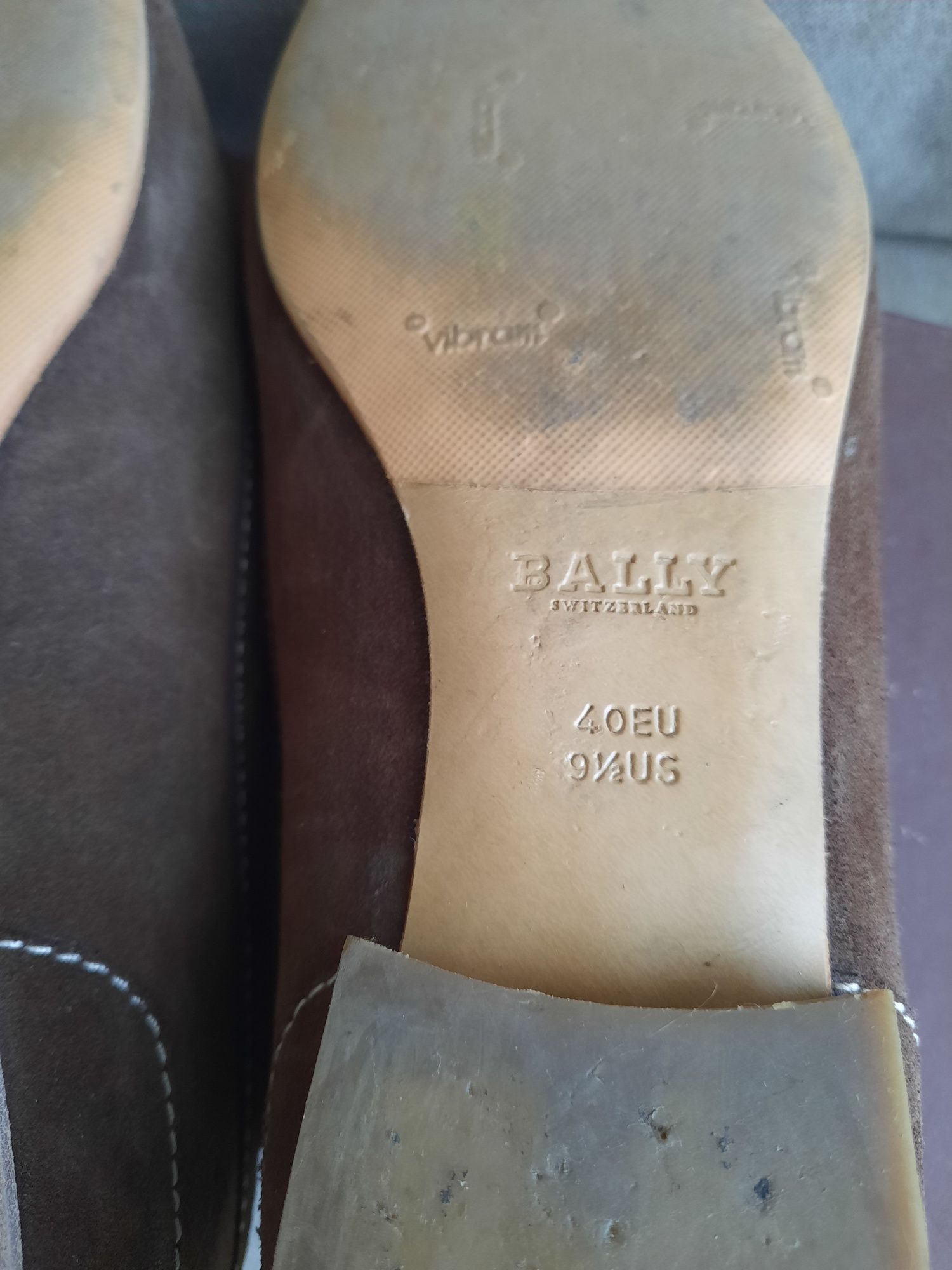 Замшеві мокасини BALLY 40 ЕU