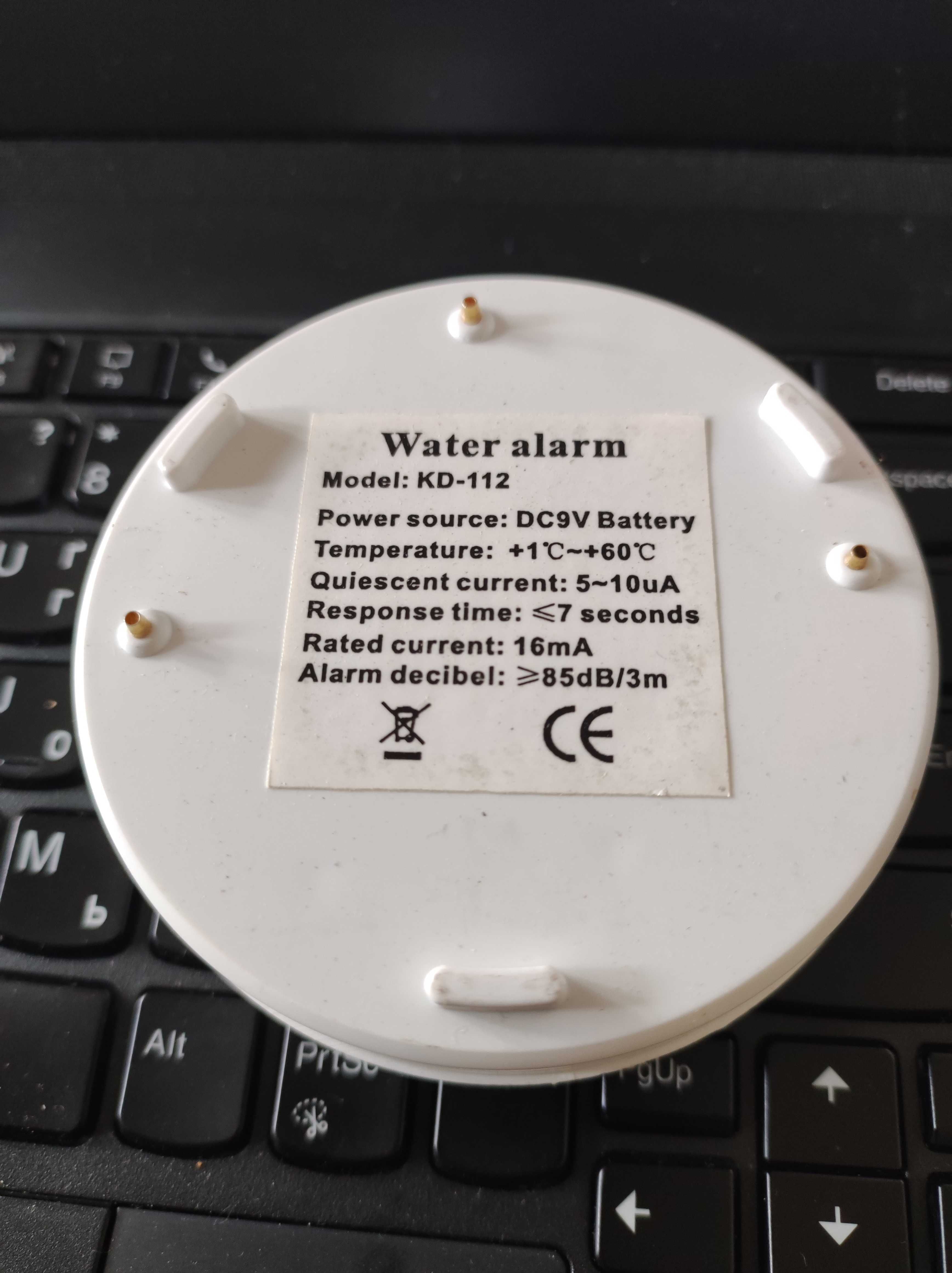 Датчик протікання води бездротовий автономний 85 дБ