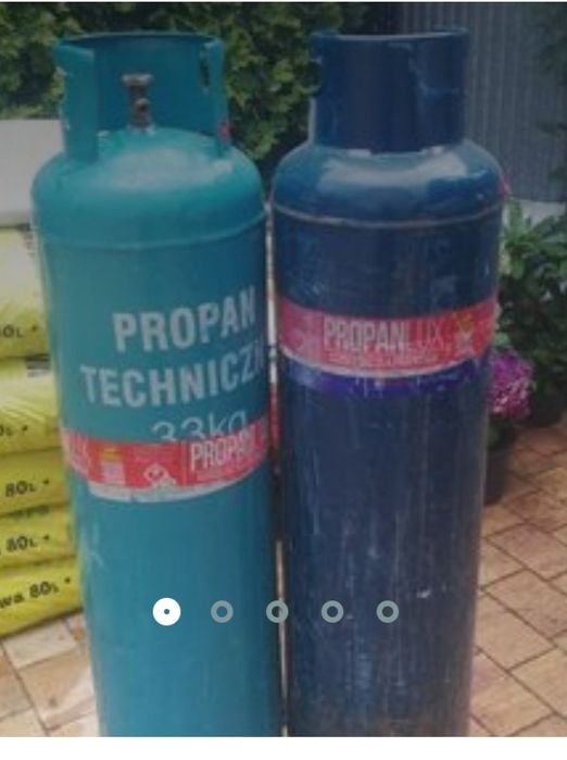 Sprzedam pełne butle gazowe 33kg. Warszawa. Propan.