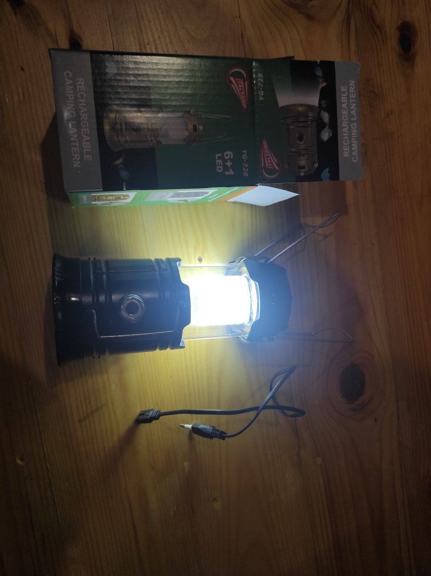 Фонарь -лампа -повербанк зарядка от солнца и розетки.