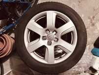 Felgi 5x112 Audi, opony wielosezonowe BRIDGESTONE Weather Control A005