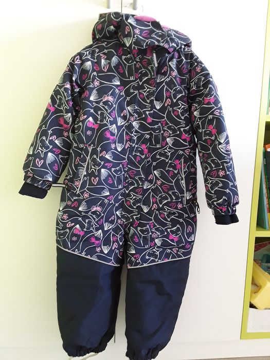 Зимовий комбінезон дитячий для дівчинки