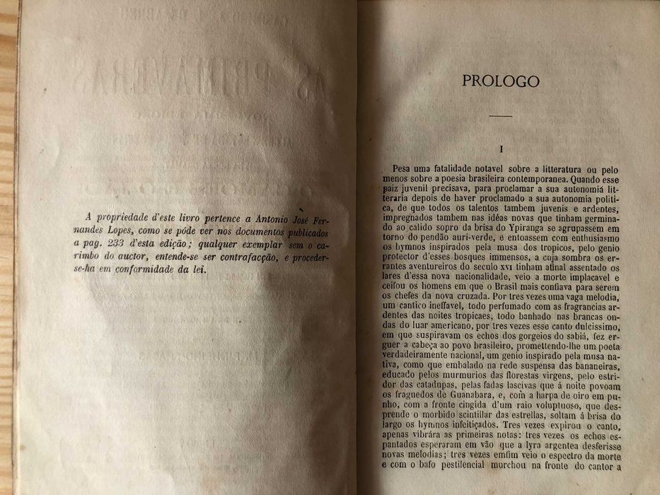 As Primaveras (Encadernado) - Casimiro J. M. de Abreu