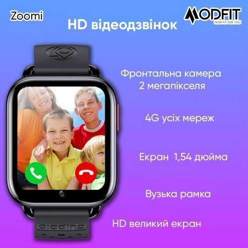 Детские смарт часы Modfit  = GPS /Wi-Fi / LBS