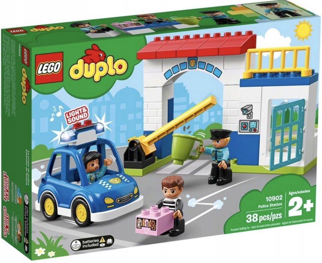 Lego duplo 10902 i 10906 posterunek policji i tropikalna wyspa