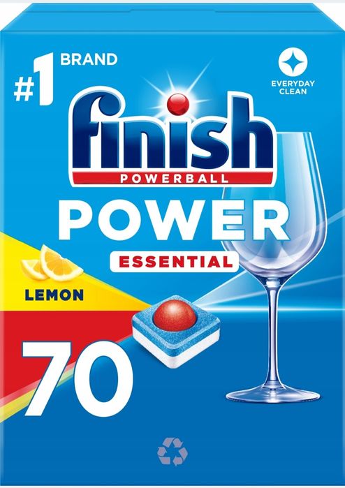Tabletki do zmywarki Finish Power Essential cytryna 70 sztuk