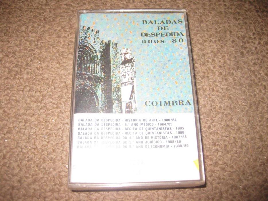 K7 “Baladas de Despedida- Anos 80: Coimbra”
