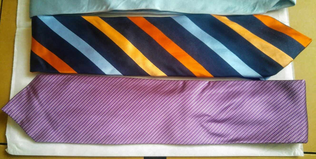 4 Krawaty z jedwabiu
