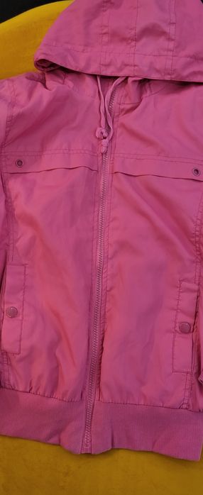 Parka rosa choque