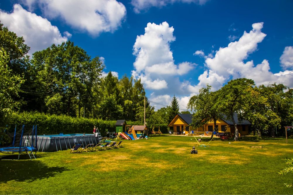 Domki na lipowej Beskid Niski, sauna,basen, duży ogród, plac zabaw