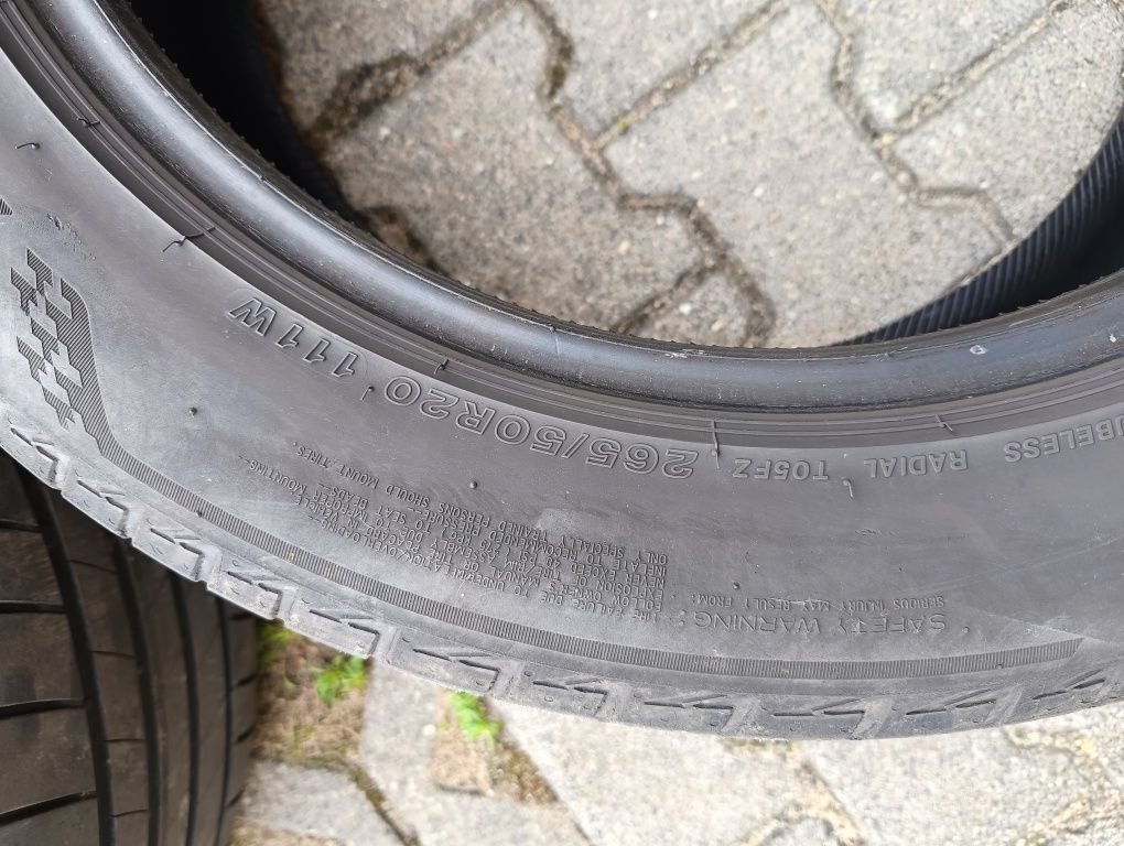 Komplet opony letnie Bridgestone Turanza 265/50 R20
