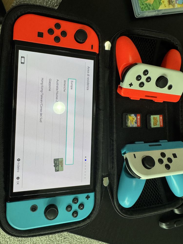 Nintendo Switch OLED -  Bogaty Zestaw
