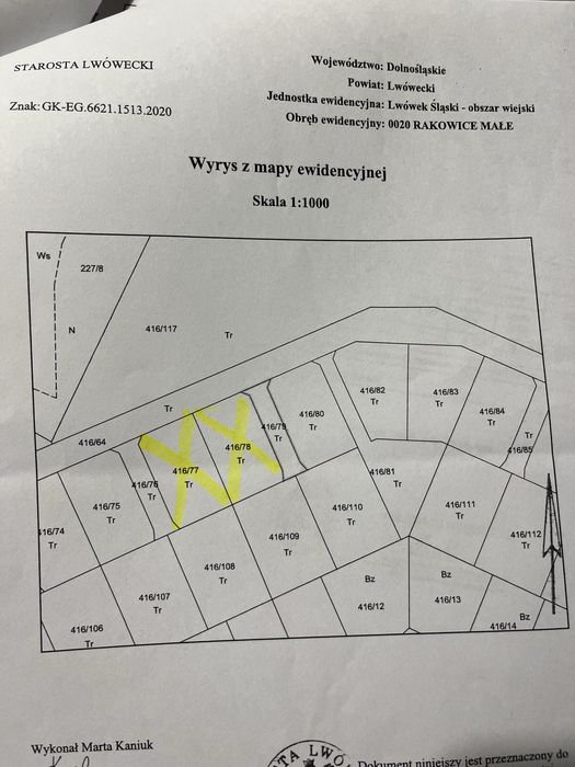 Sprzedam  działki rekreacyjne w Rakowicach Malych