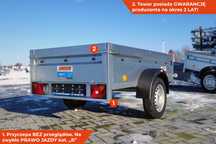 NAJLEPSZA przyczepka lekka 202x114x40 Neptun PR 200 Kiper HIT promocja
