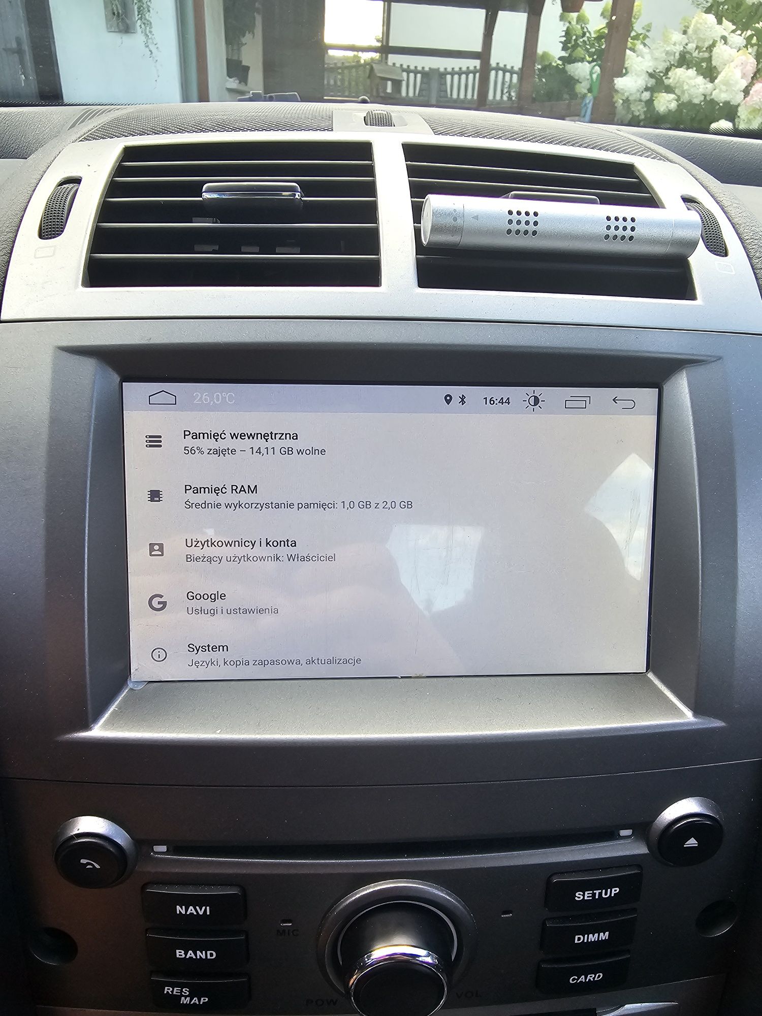 Radio nawigacja android Peugeot 407