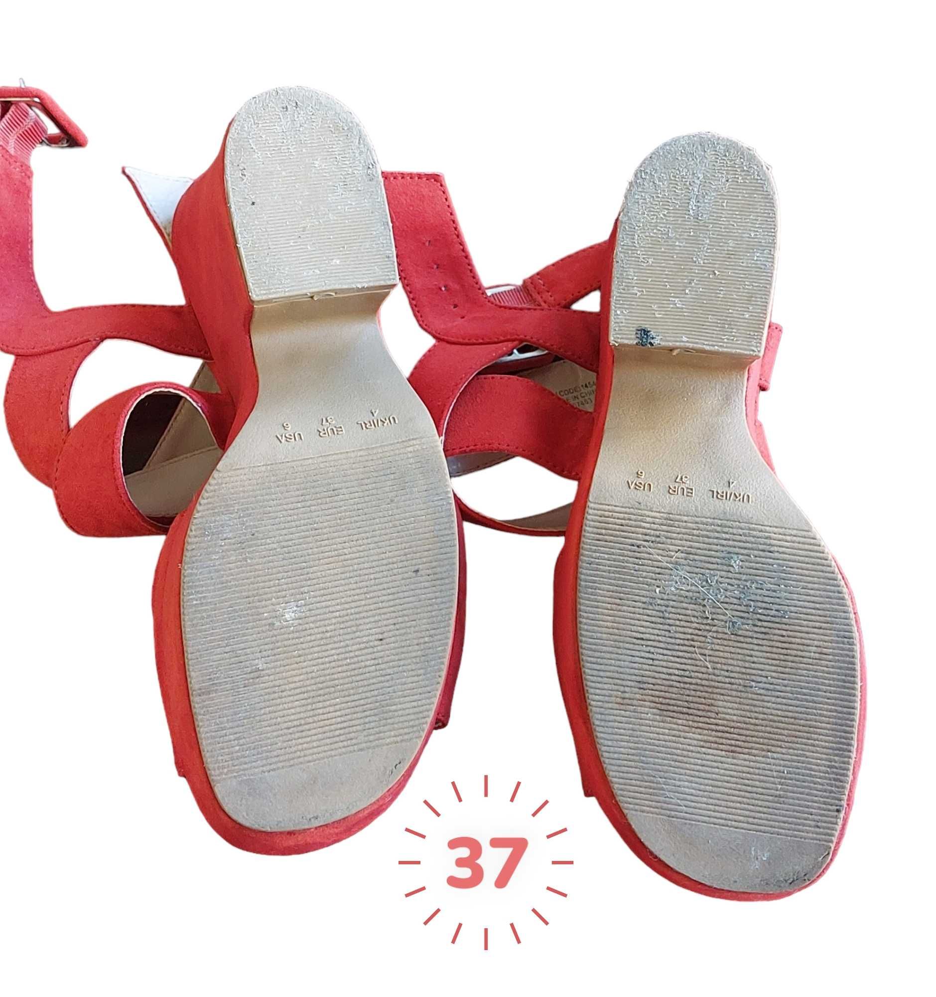 Sandálias Vermelhas Primark 37
