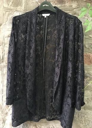Жіночий мереживний піджак жакет кардинан 50-52/ кружевной пиджак жакет