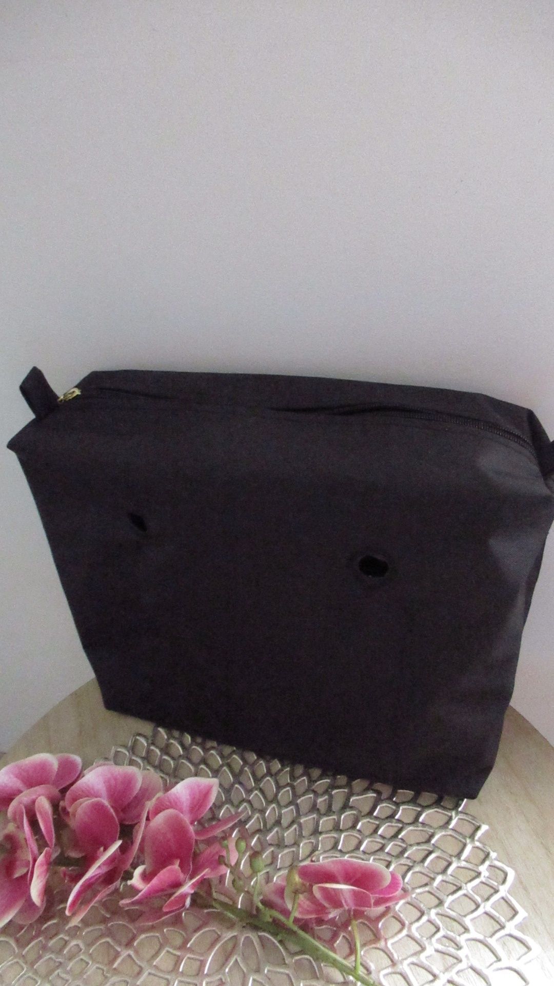 CZARNE LINY 65cm  +czarny Organizer do Obag Standard sztywna góra